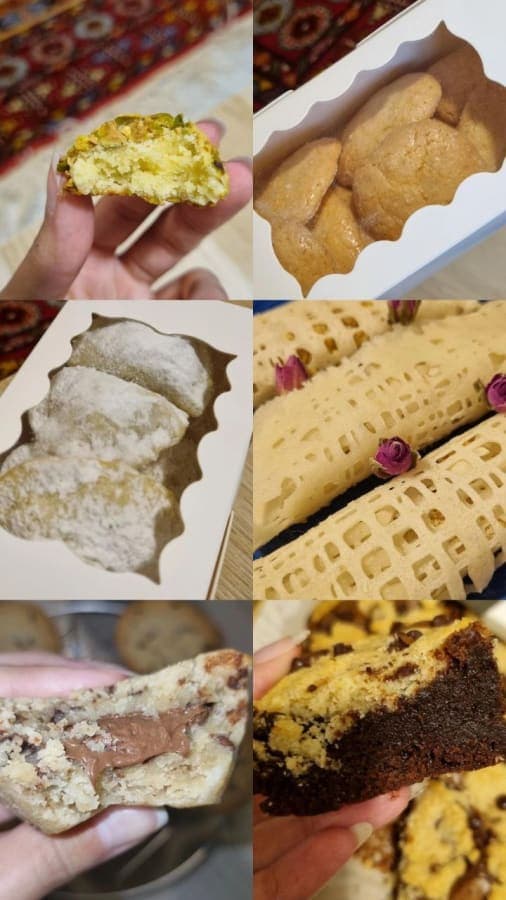 شیرینی و دسر خانگی ایرانی و غیره